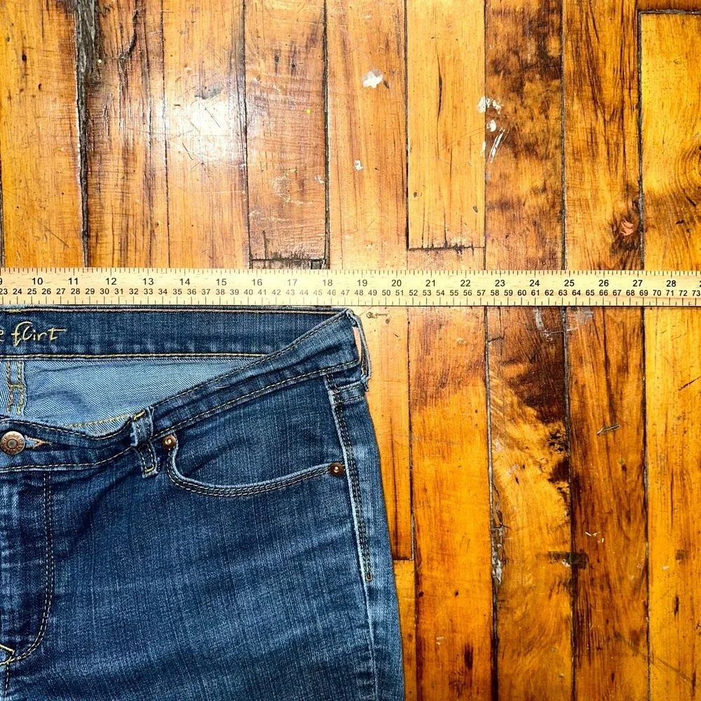 The Flirt Bootcut Jeans Womens Size 16 Blue Denim Regular Fit Medium Wash Preppy